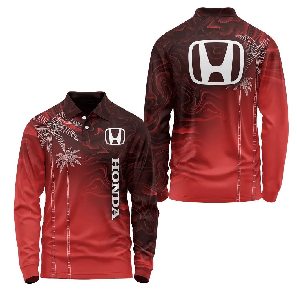 Honda Long Sleeve Polo SHW070