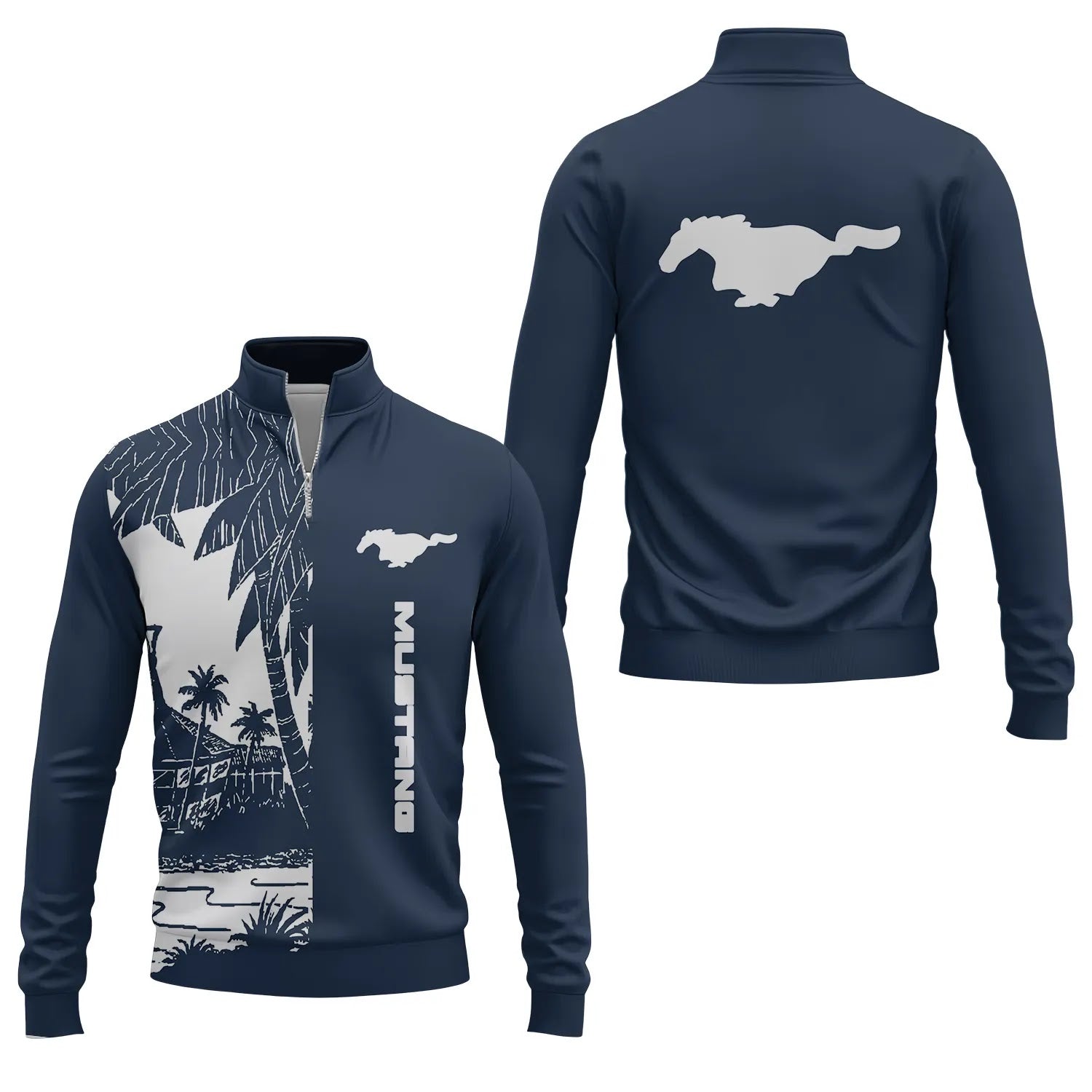 Ford Mustang Quarter-zip Pullover SHW031