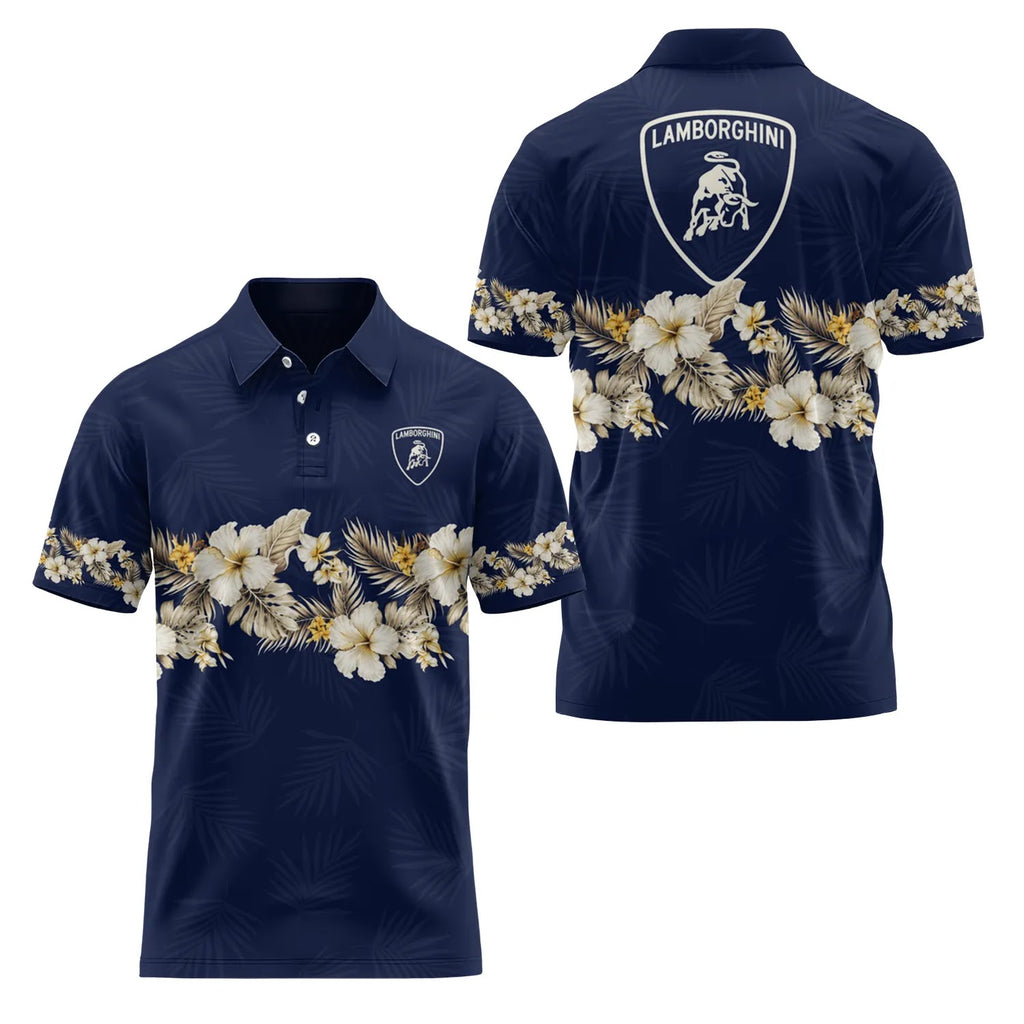 Lamborghini Short Sleeve Polo SHW047