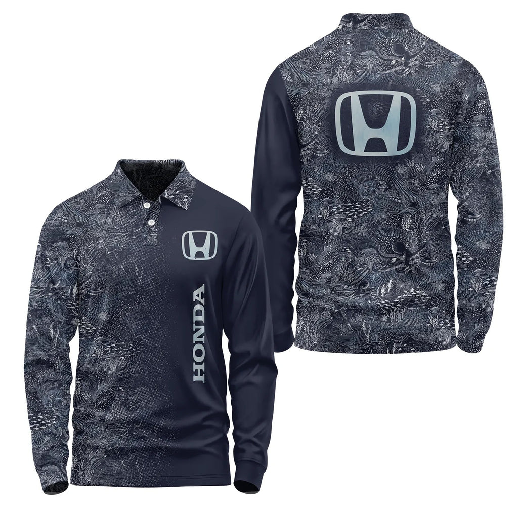 Honda Long Sleeve Polo SHW006