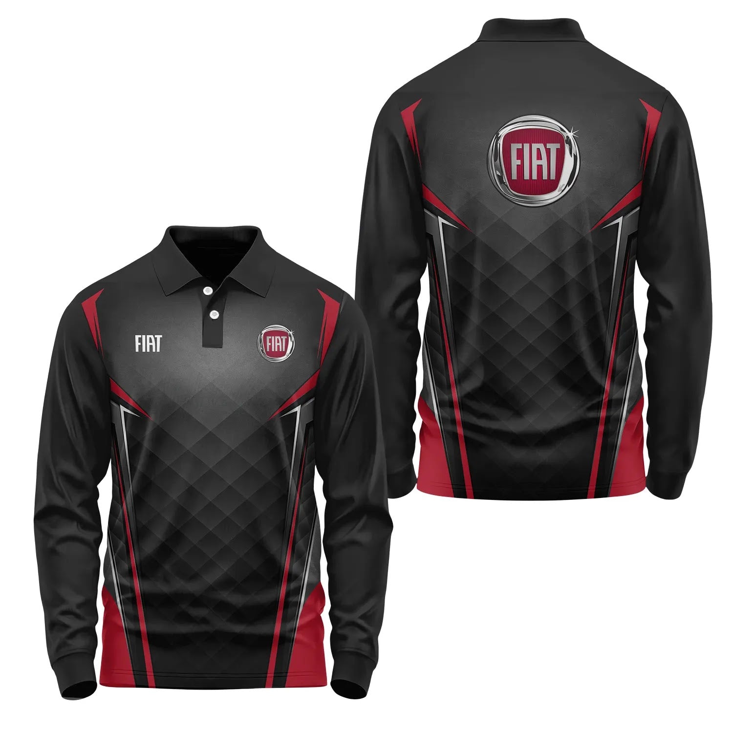 Fiat Long Sleeve Polo SC074