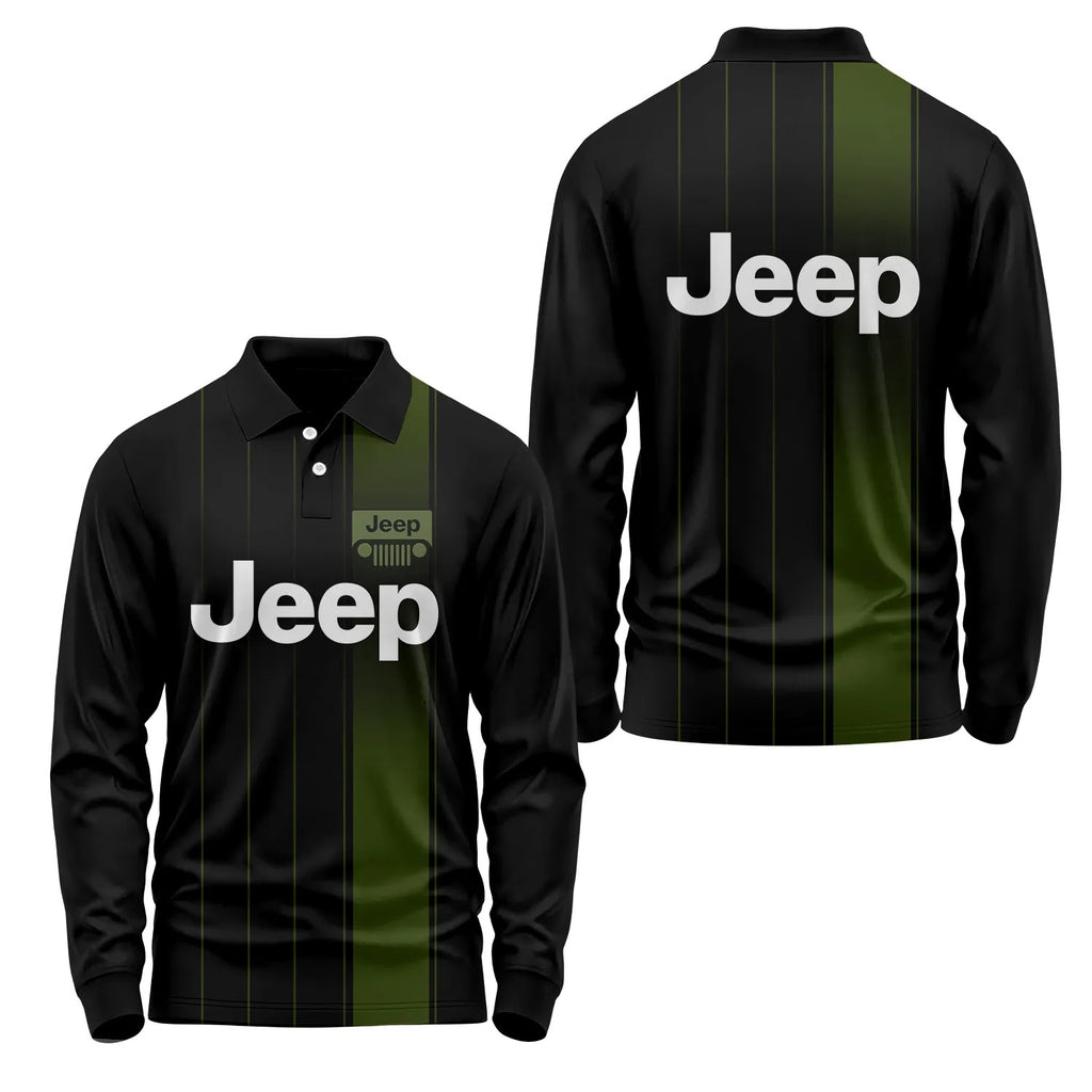 Jeep Long Sleeve Polo SC068