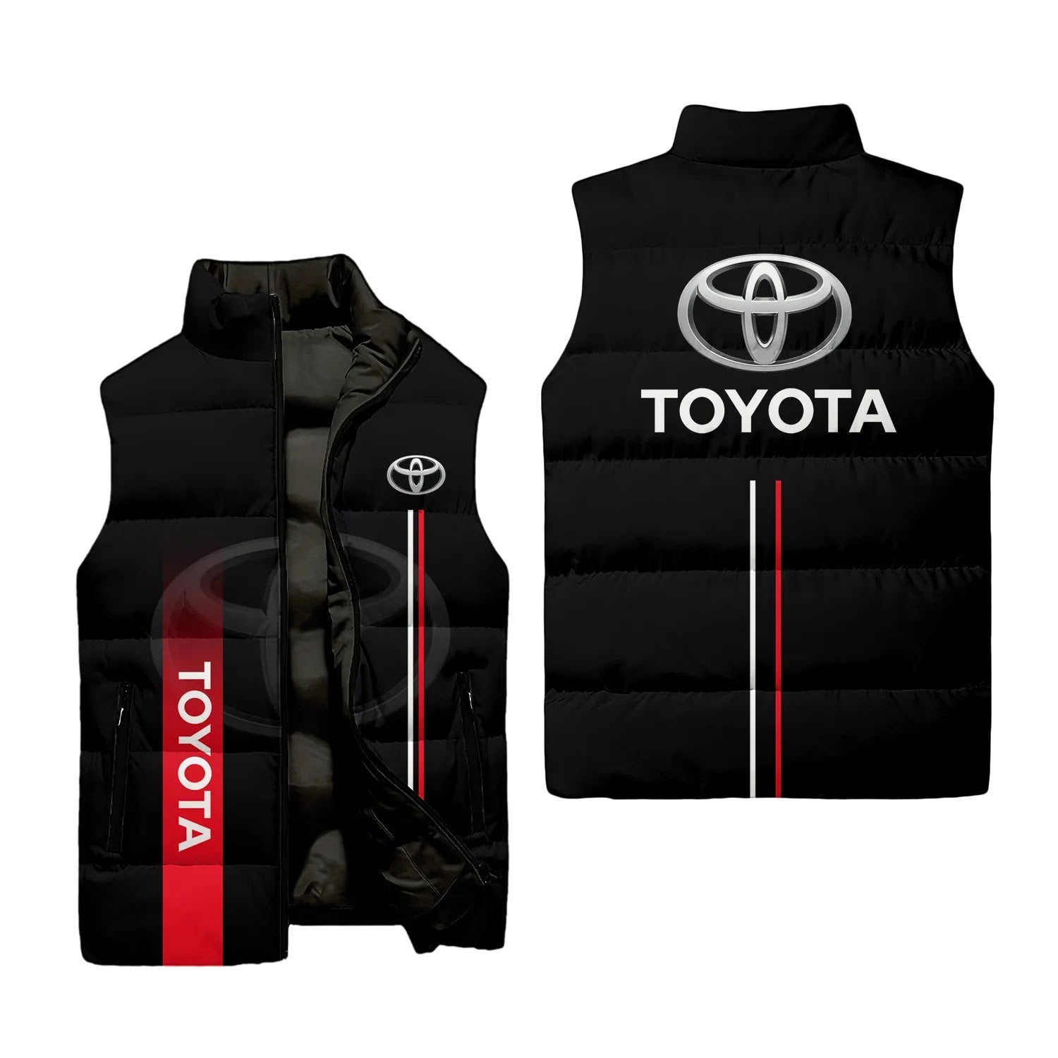Toyota Sleeveless Puffer Jacket SC077