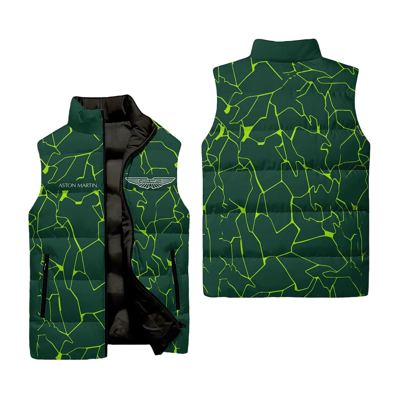 Aston Martin Sleeveless Puffer Jacket SC103