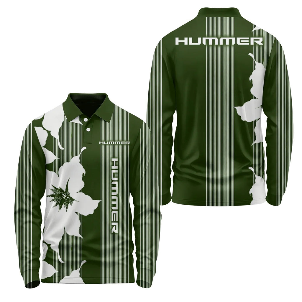 Hummer Long Sleeve Polo SHW039