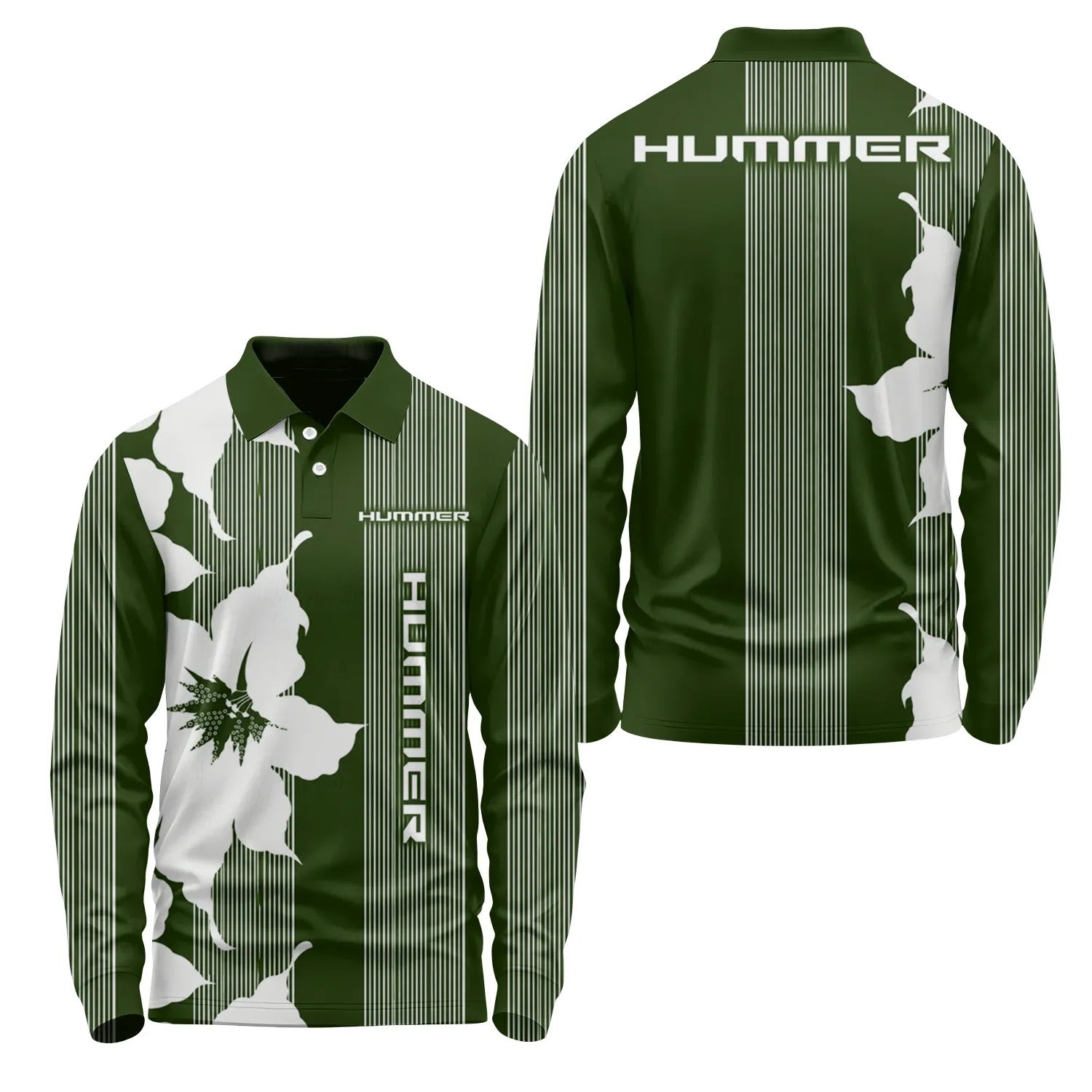 Hummer Long Sleeve Polo SHW039