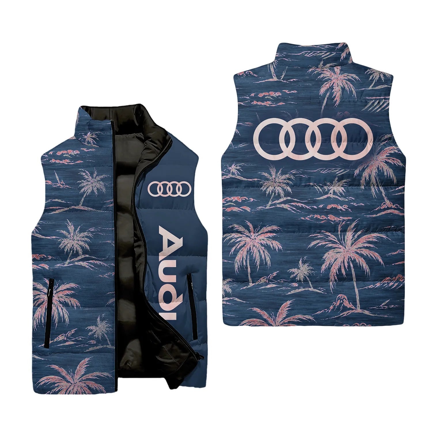 Audi Sleeveless Puffer Jacket SHW013