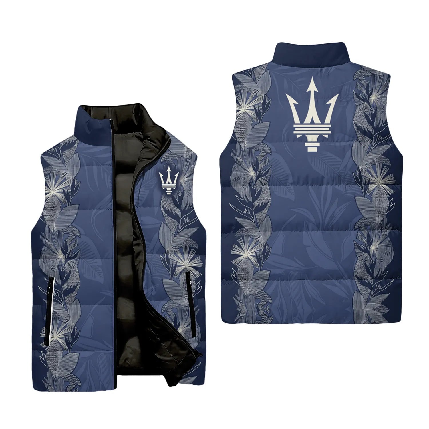 Maserati Sleeveless Puffer Jacket SHW045