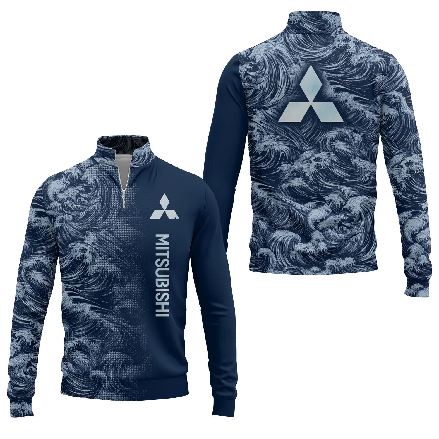 Mitsubishi Quarter-zip Pullover SHW010