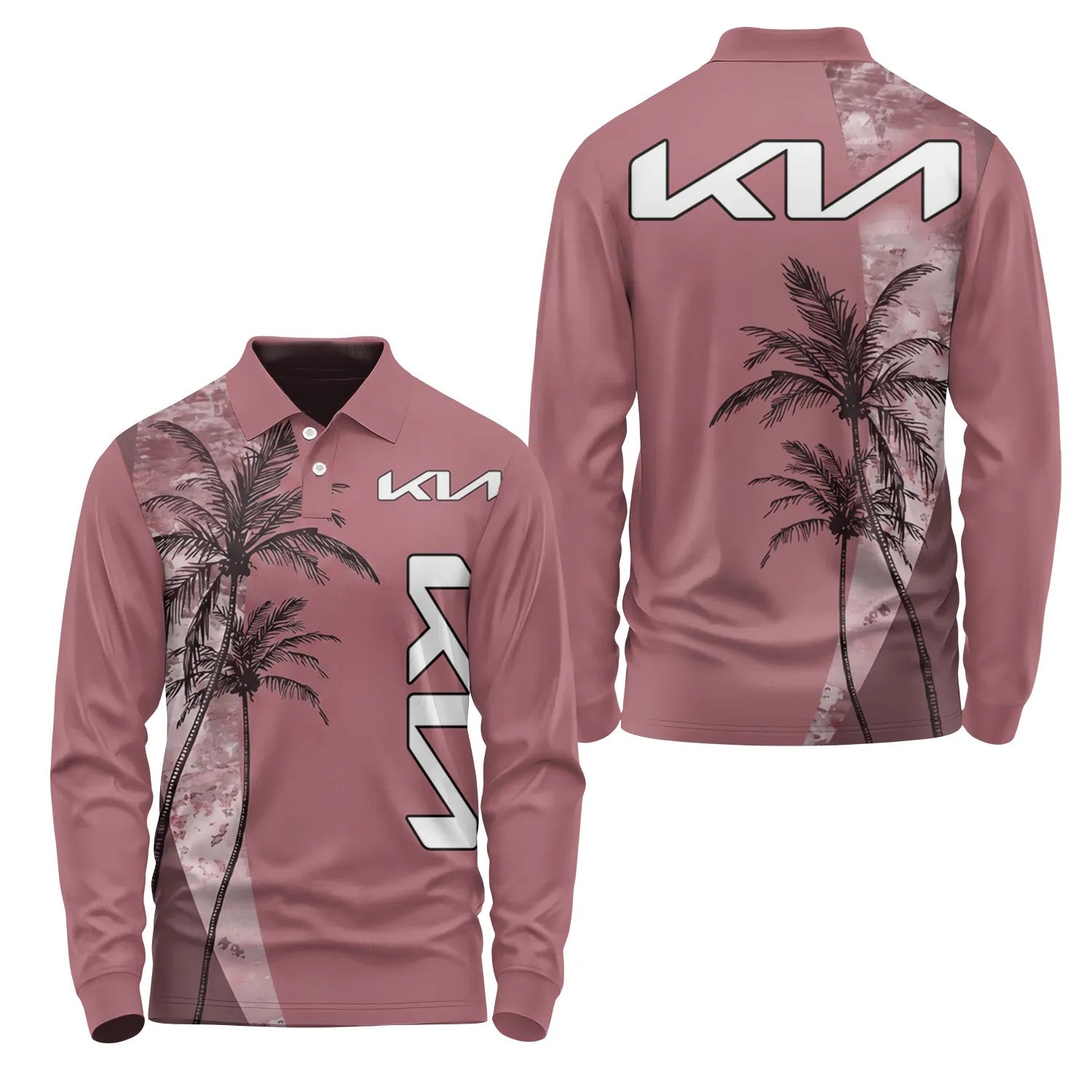 Kia Long Sleeve Polo SHW071