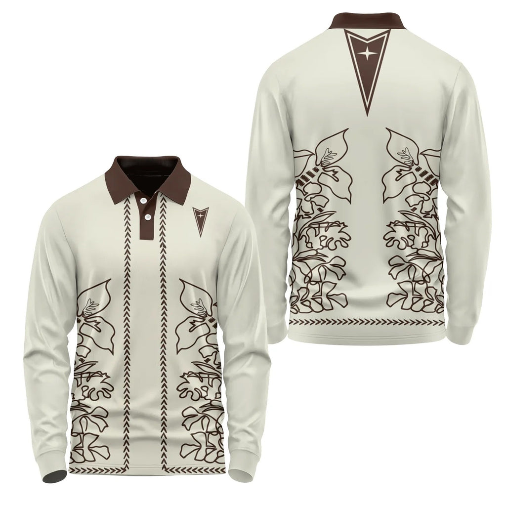 Pontiac Long Sleeve Polo SHW064