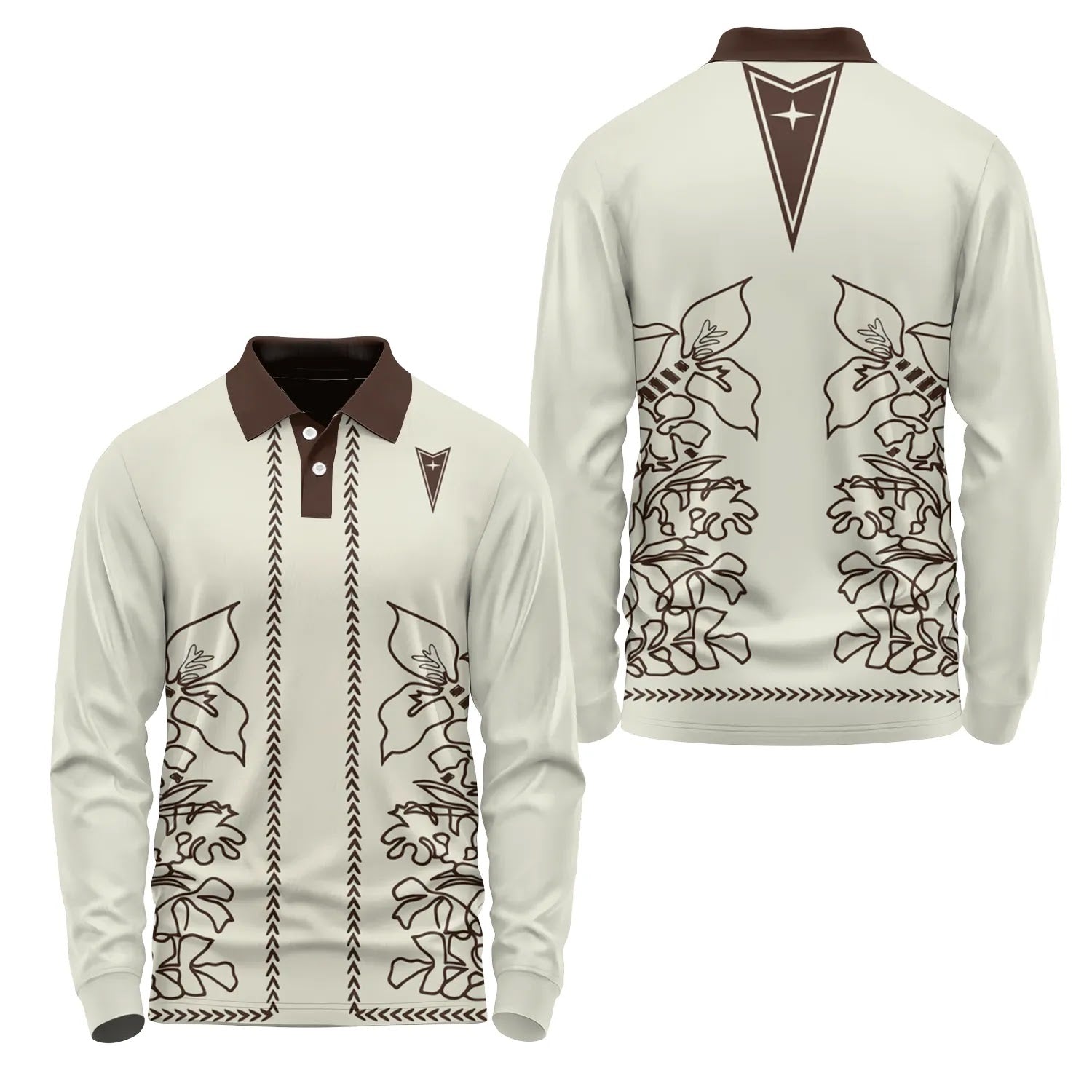 Pontiac Long Sleeve Polo SHW064