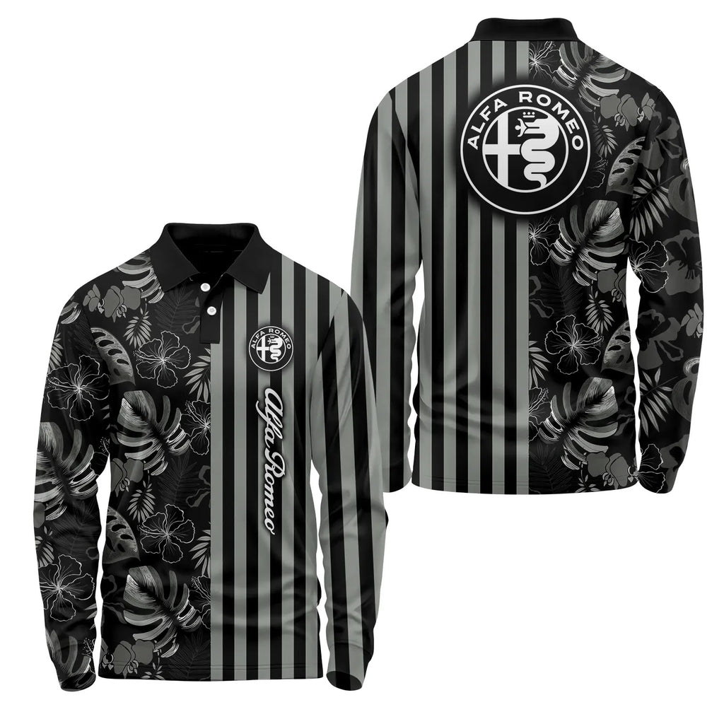 Alfa Romeo Long Sleeve Polo SHW040