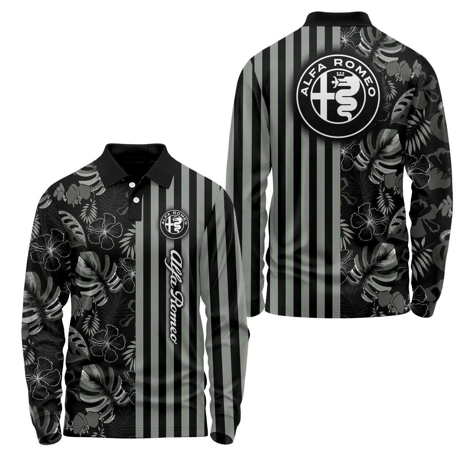 Alfa Romeo Long Sleeve Polo SHW040