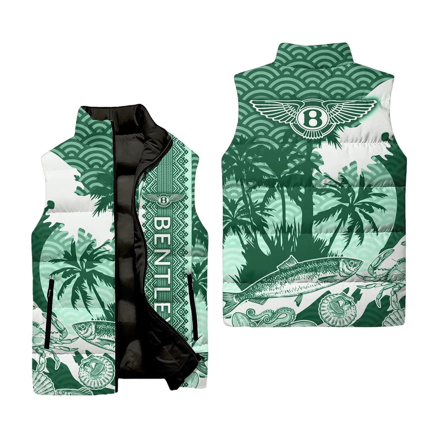 Bentley Sleeveless Puffer Jacket SHW038