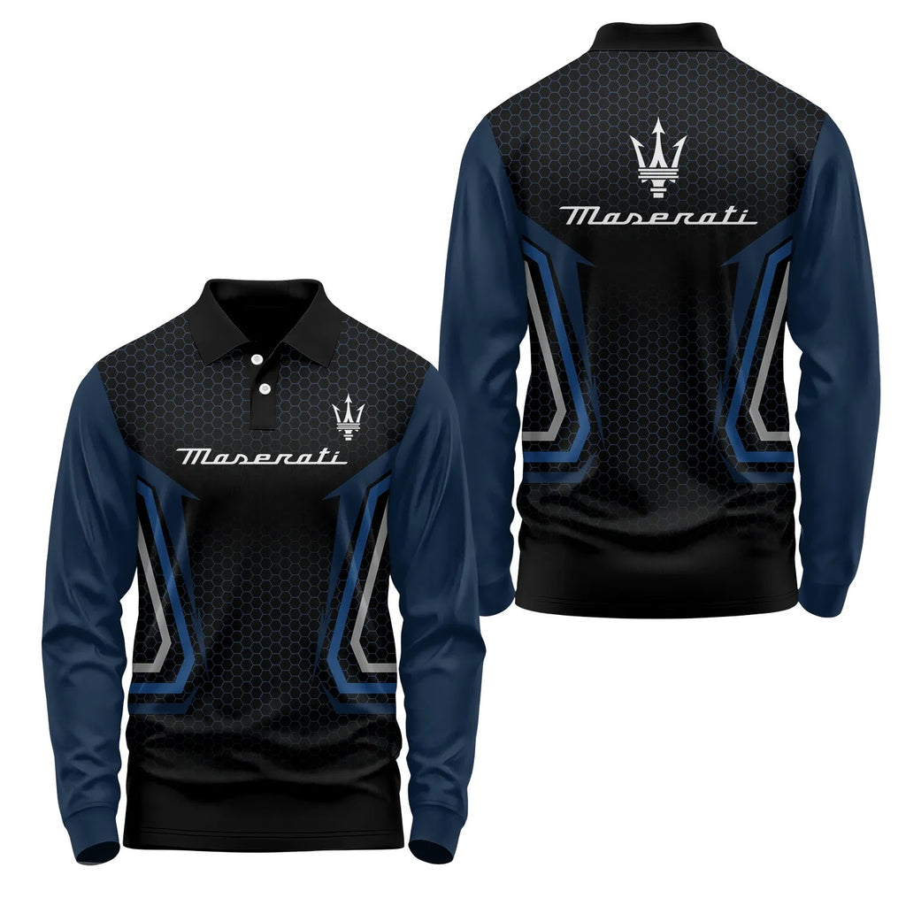 Maserati Long Sleeve Polo SC075