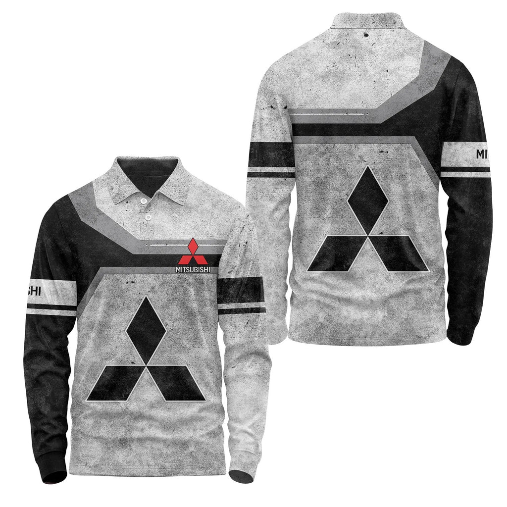 Mitsubishi Long Sleeve Polo SC086