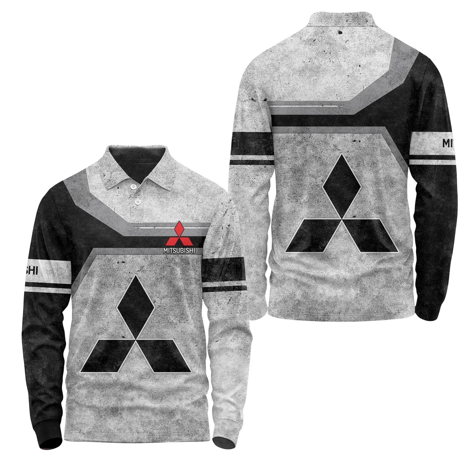 Mitsubishi Long Sleeve Polo SC086