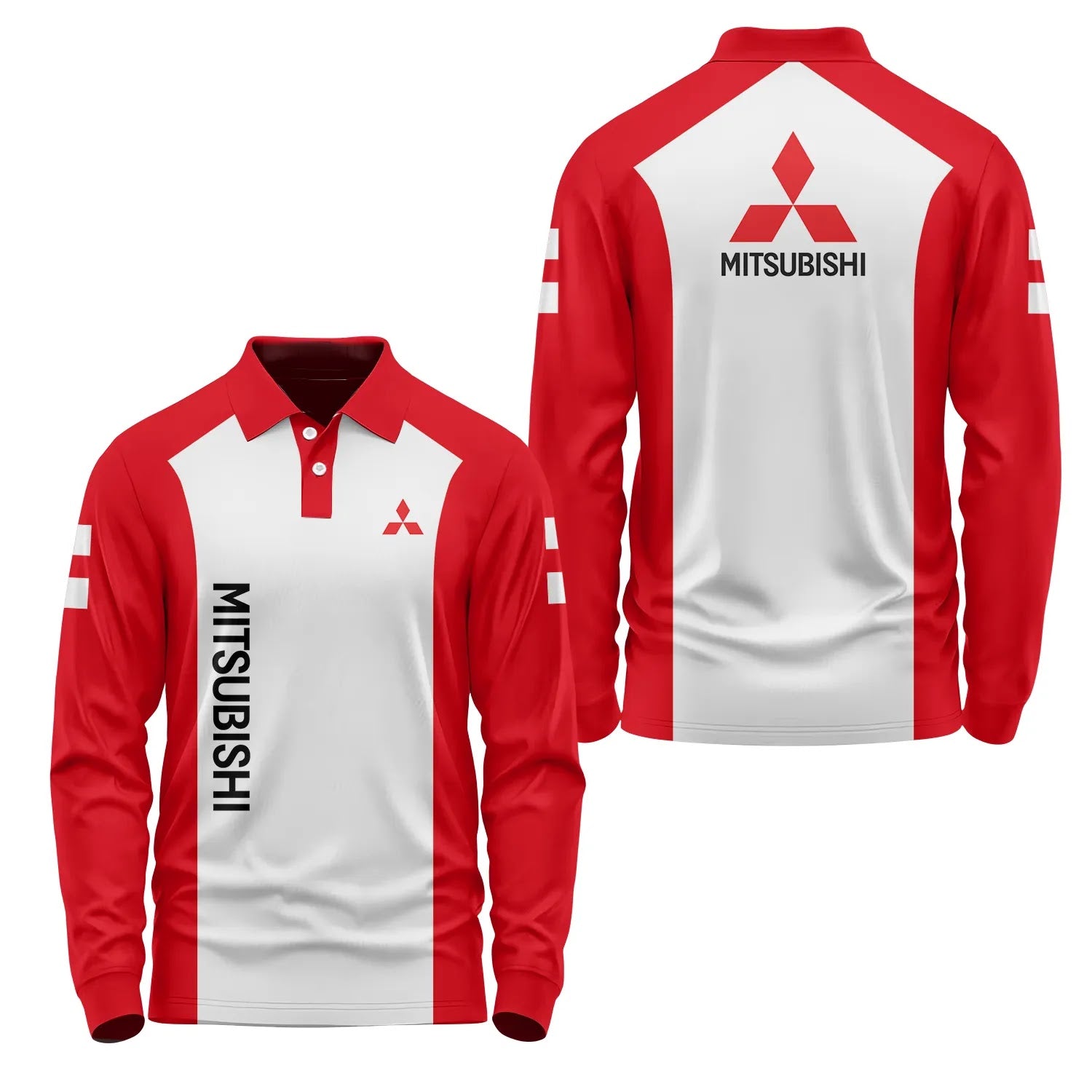 Mitsubishi Long Sleeve Polo SC078