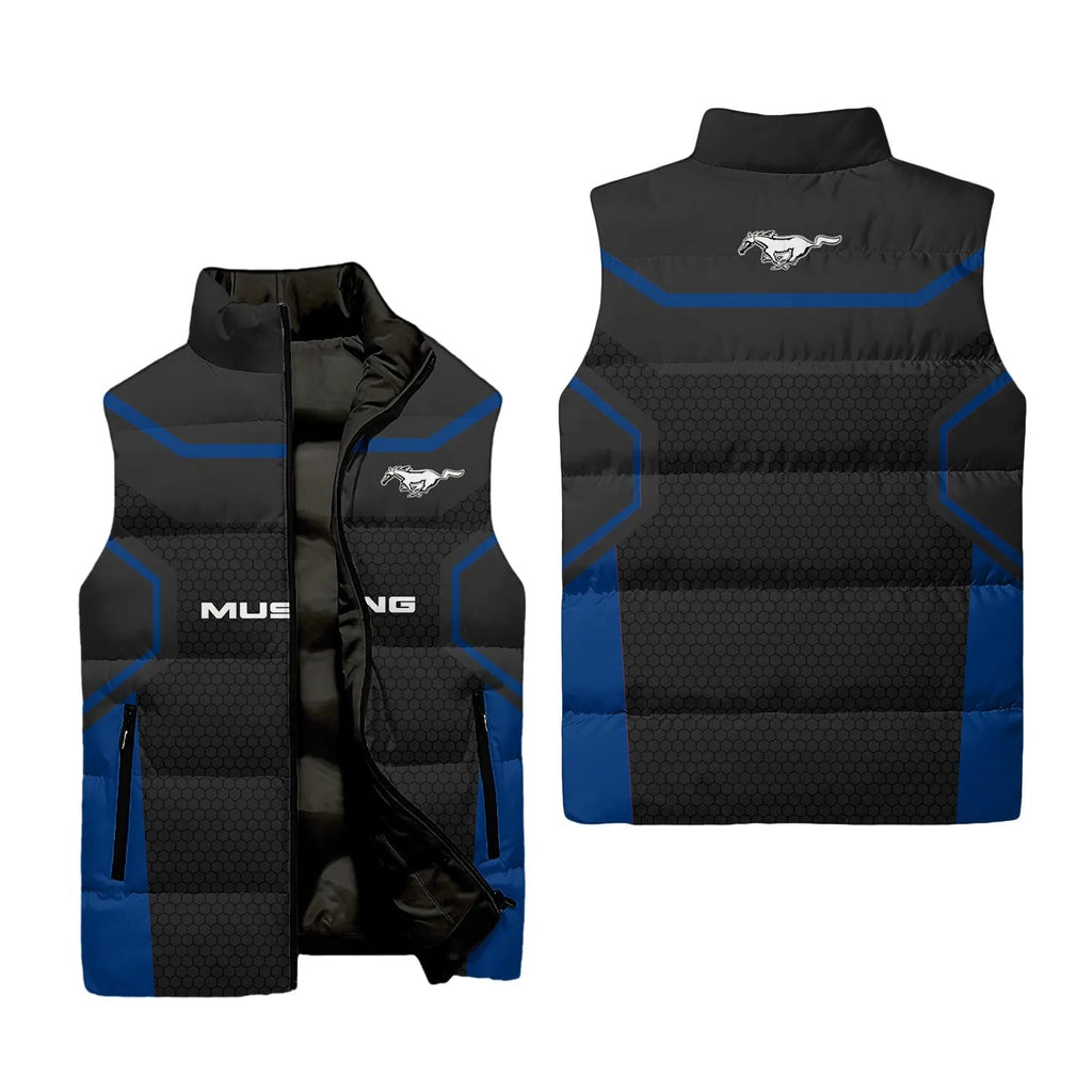 Ford Mustang Sleeveless Puffer Jacket SC052