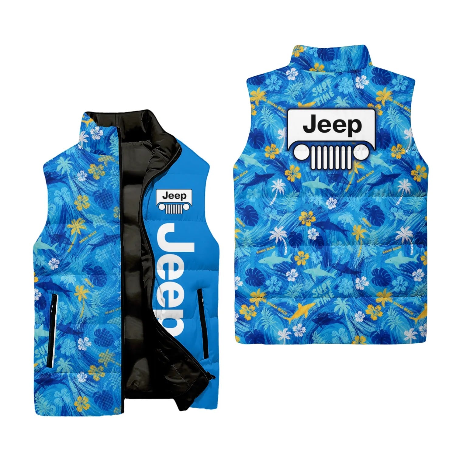 Jeep Sleeveless Puffer Jacket SHW027