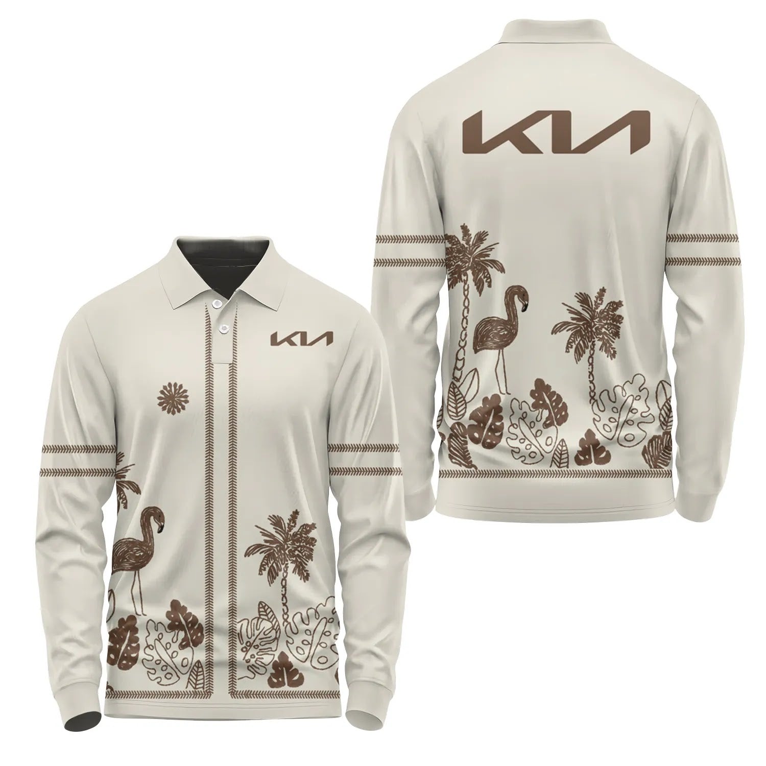 Kia Long Sleeve Polo SHW044
