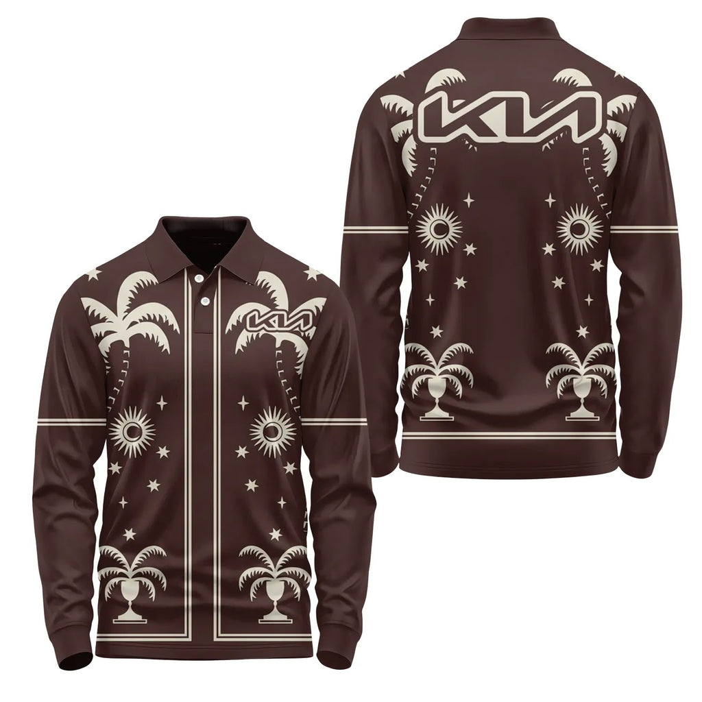 Kia Long Sleeve Polo SHW066