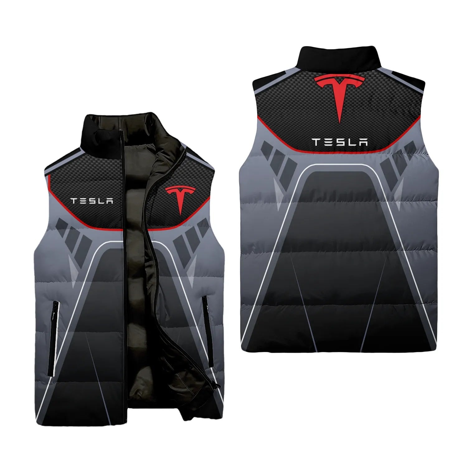 Tesla Sleeveless Puffer Jacket SC088