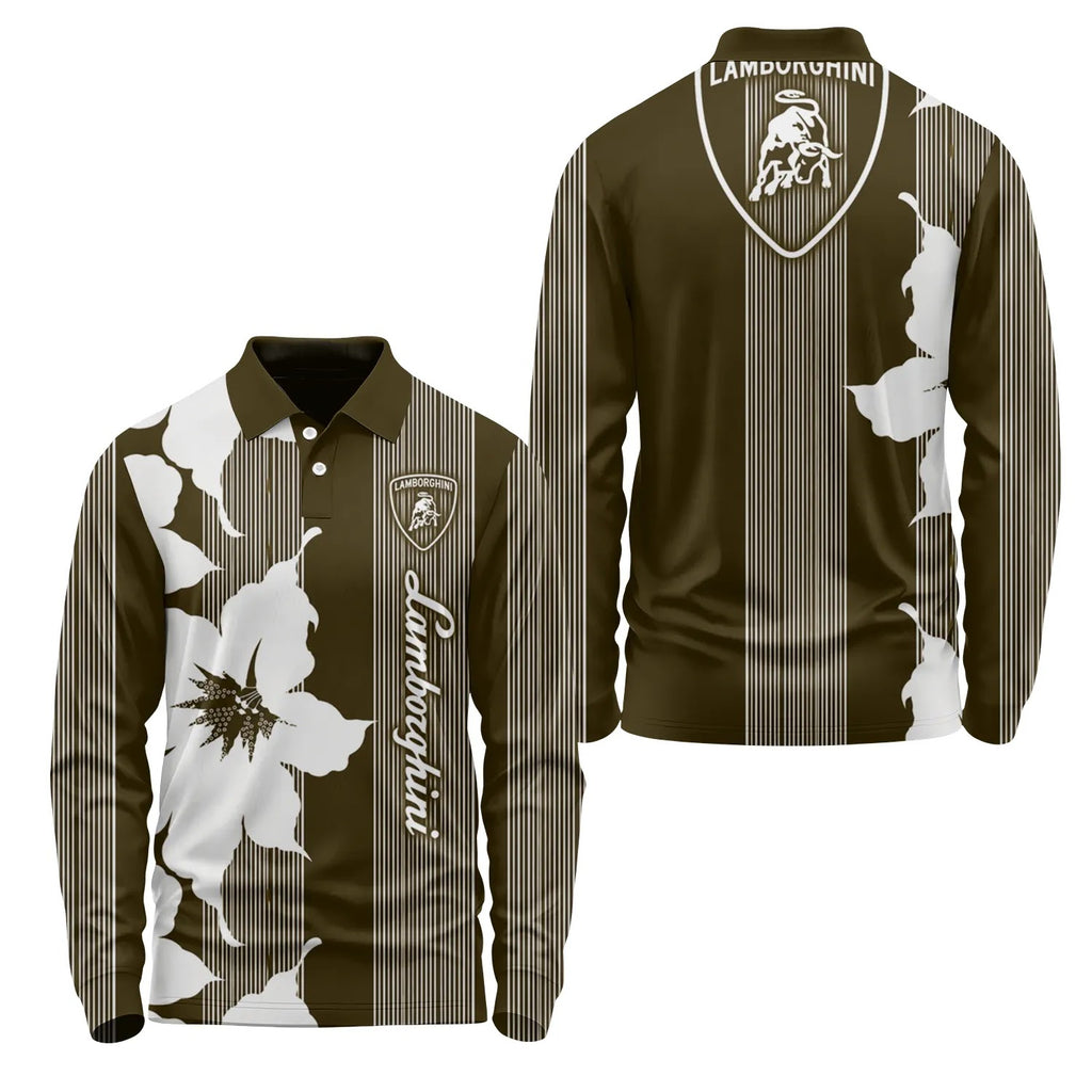 Lamborghini Long Sleeve Polo SHW039