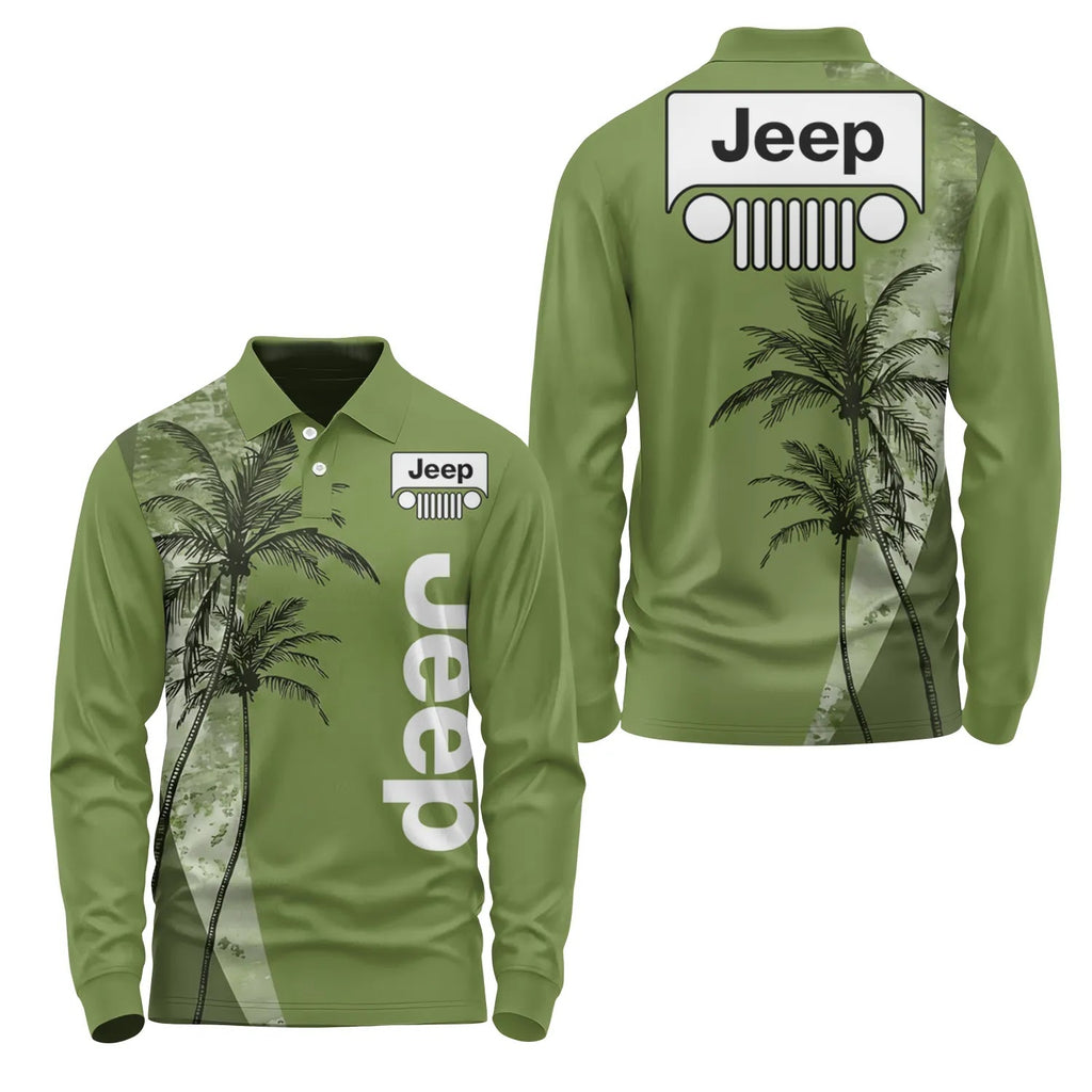 Jeep Long Sleeve Polo SHW071