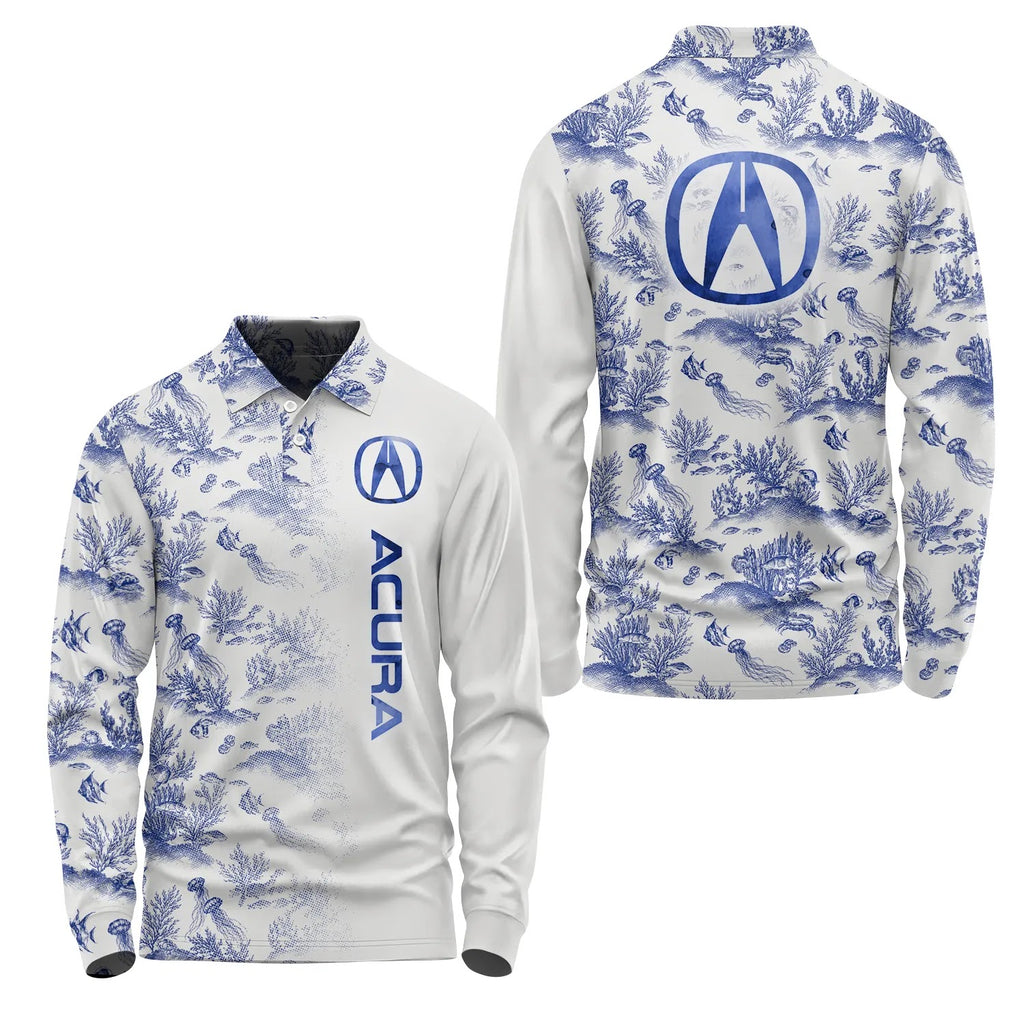 Acura Long Sleeve Polo SHW009