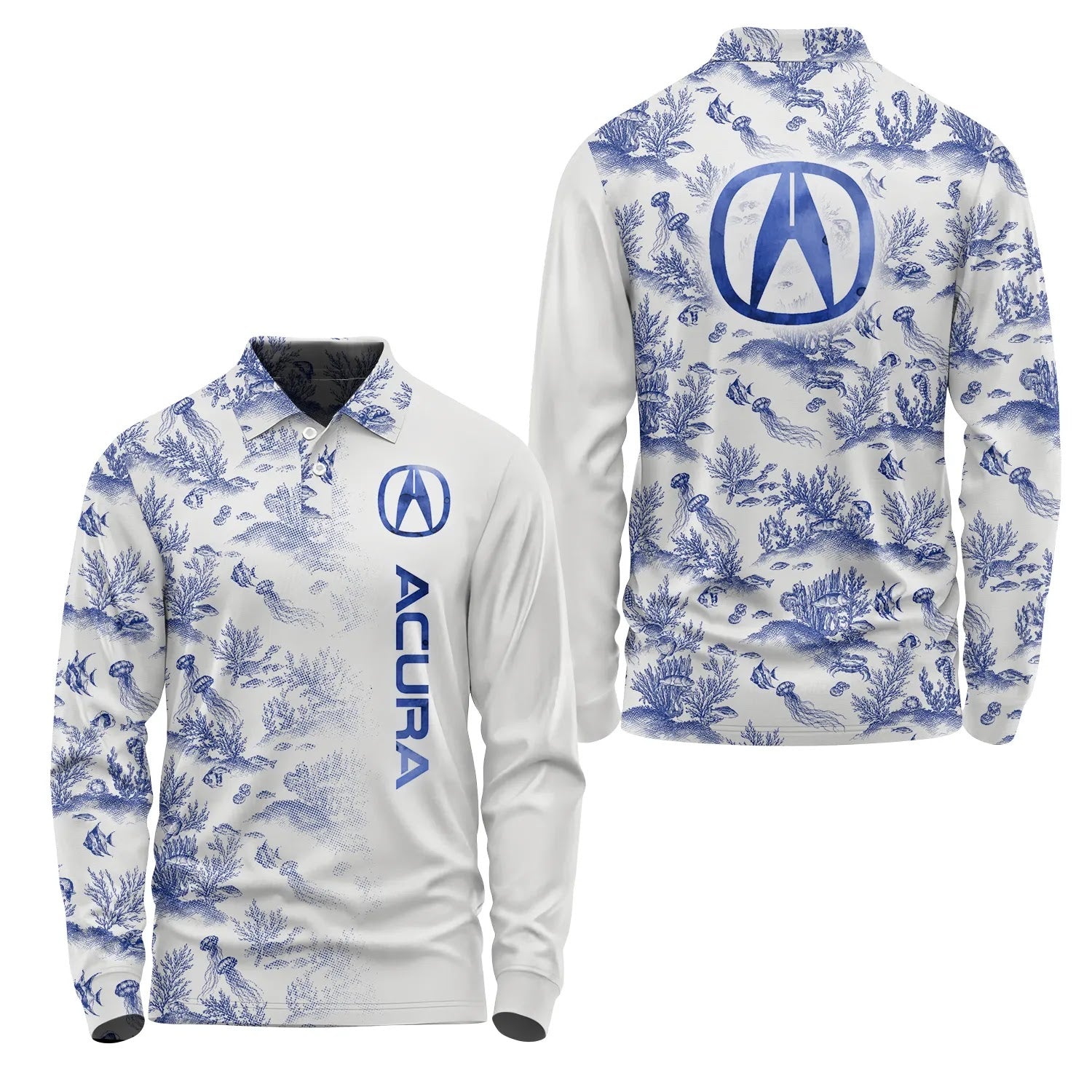 Acura Long Sleeve Polo SHW009