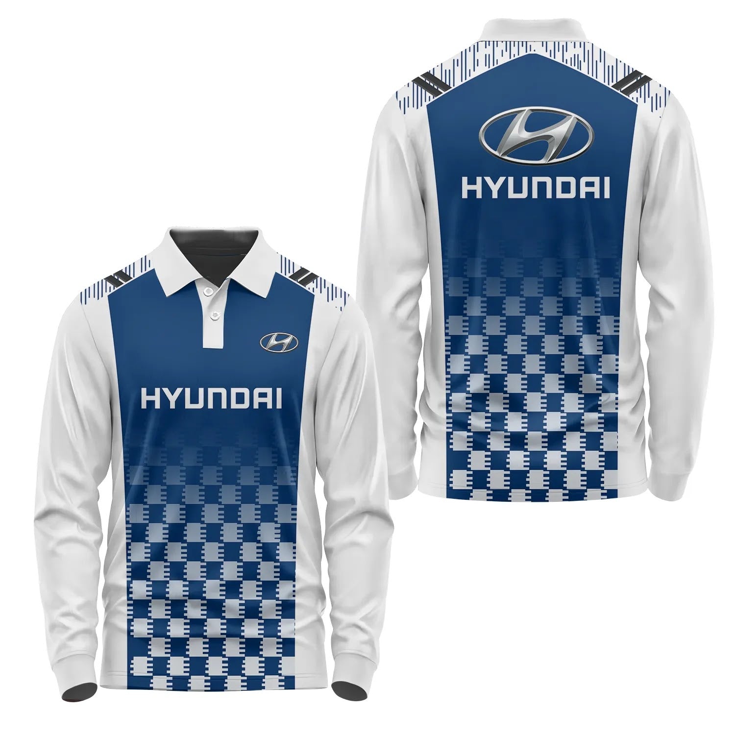 Hyundai Long Sleeve Polo SC063