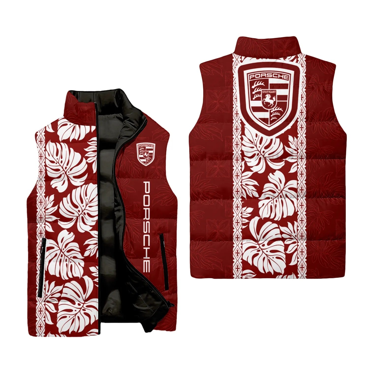 Porsche Sleeveless Puffer Jacket SHW046