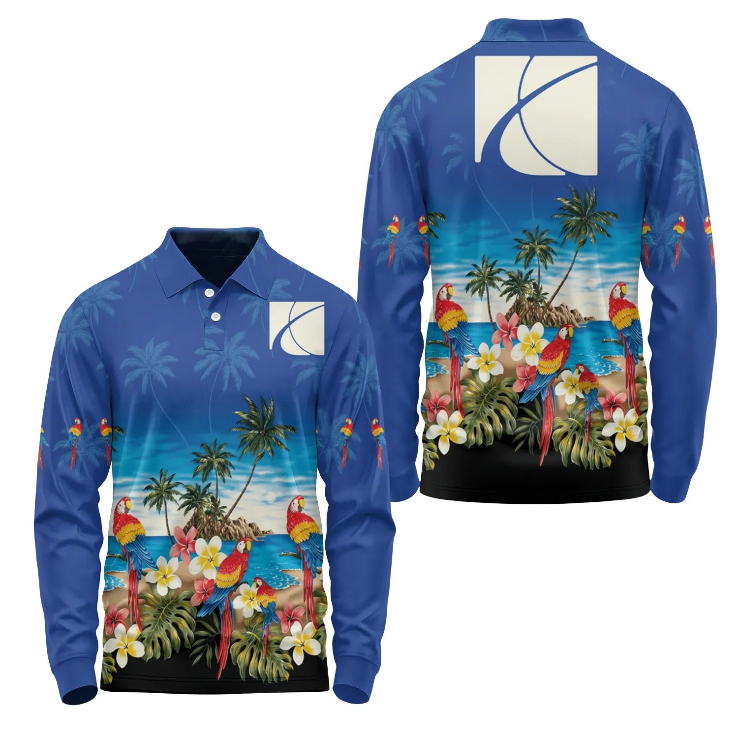 Saturn Long Sleeve Polo SHW005