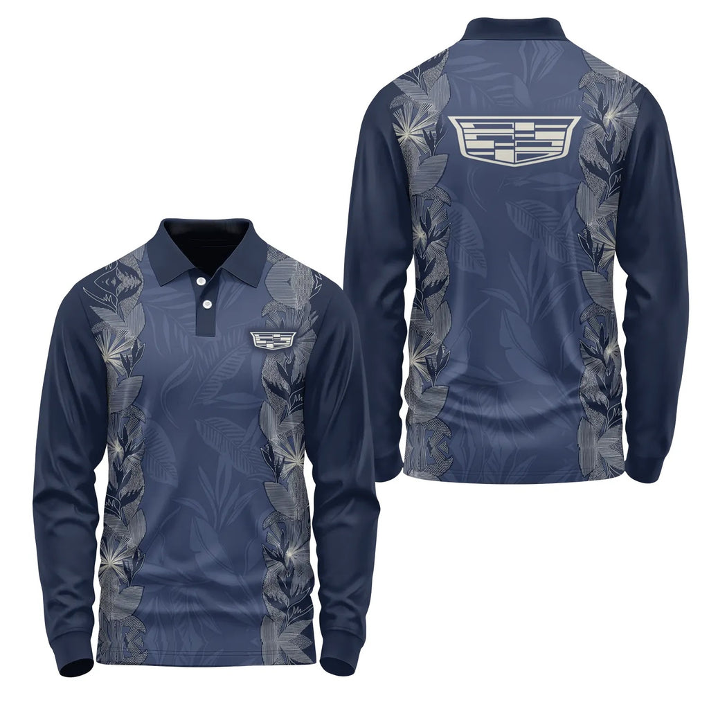 Cadillac Long Sleeve Polo SHW045