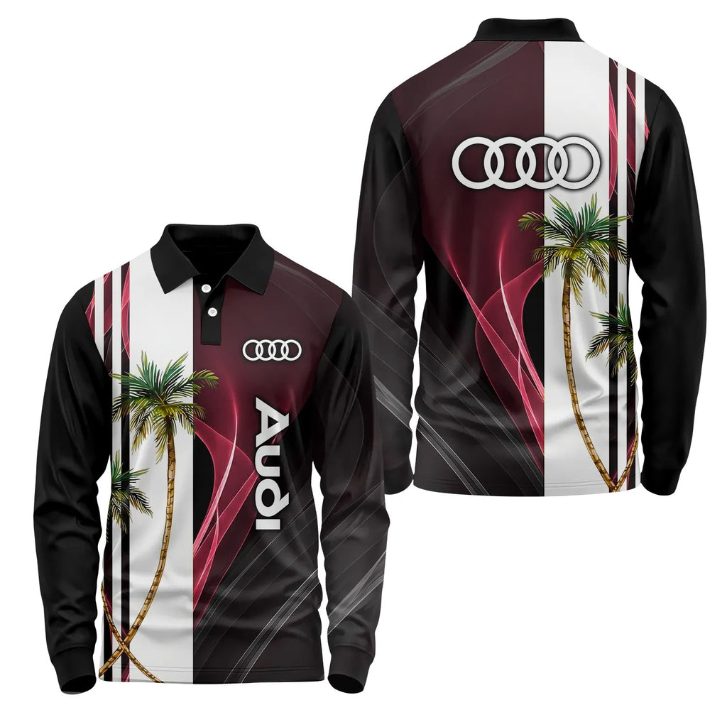 Audi Long Sleeve Polo SHW036
