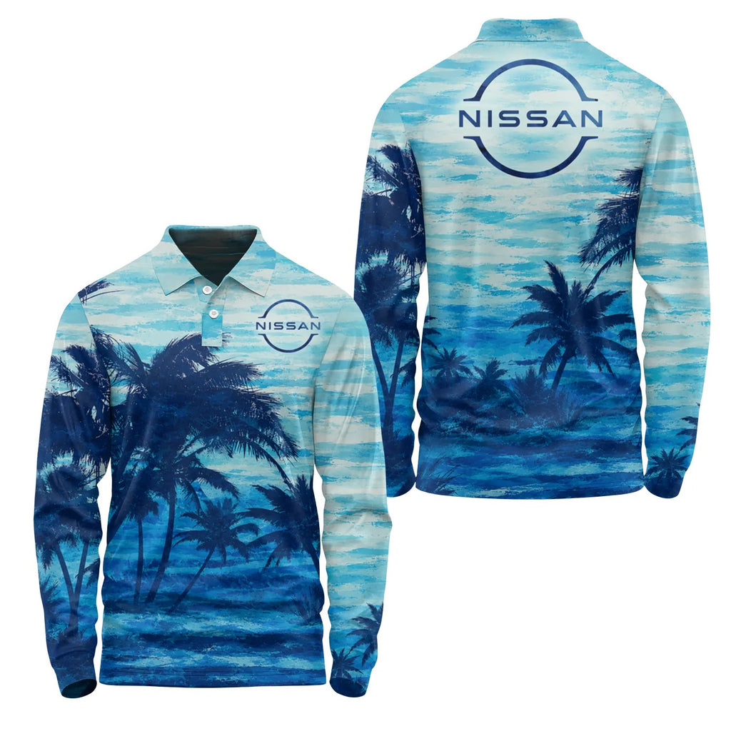 Nissan Long Sleeve Polo SHW048