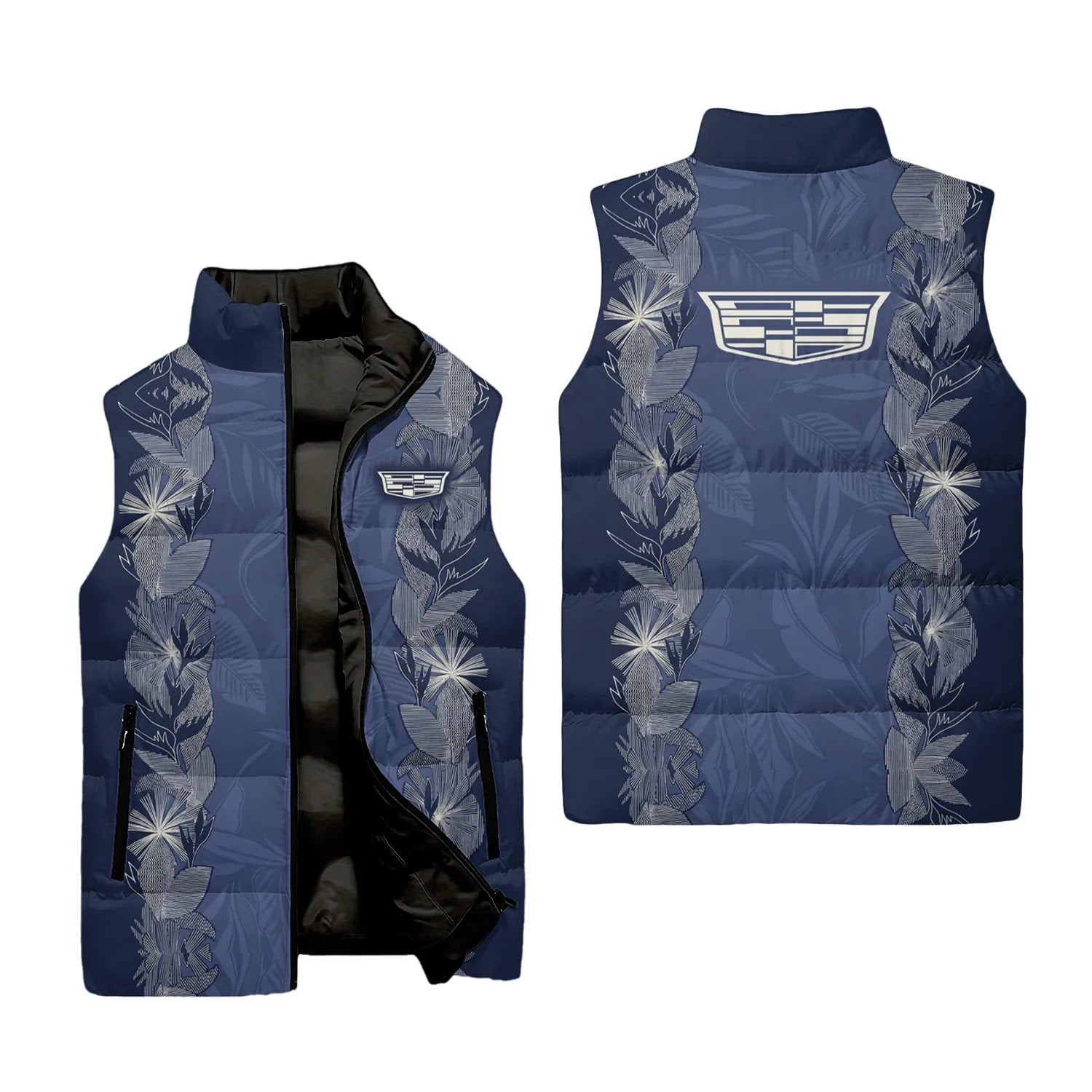 Cadillac Sleeveless Puffer Jacket SHW045