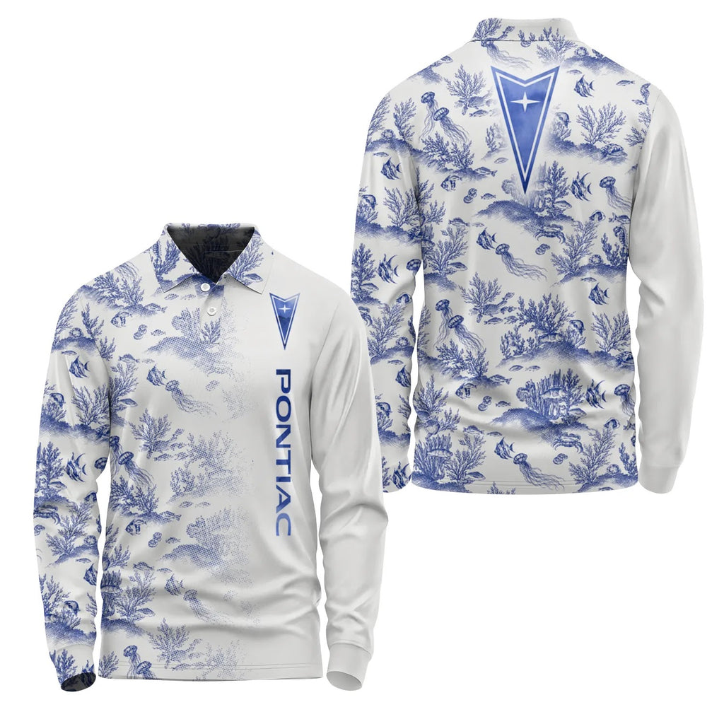 Pontiac Long Sleeve Polo SHW009