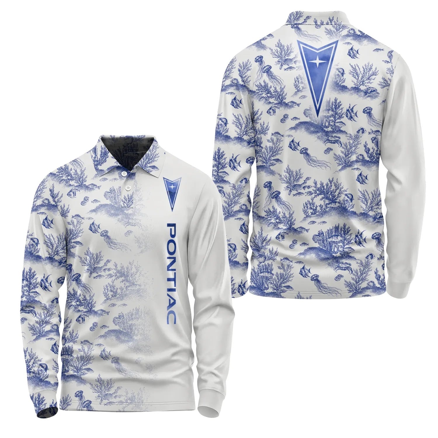 Pontiac Long Sleeve Polo SHW009
