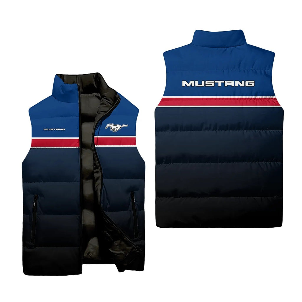 Ford Mustang Sleeveless Puffer Jacket SC050