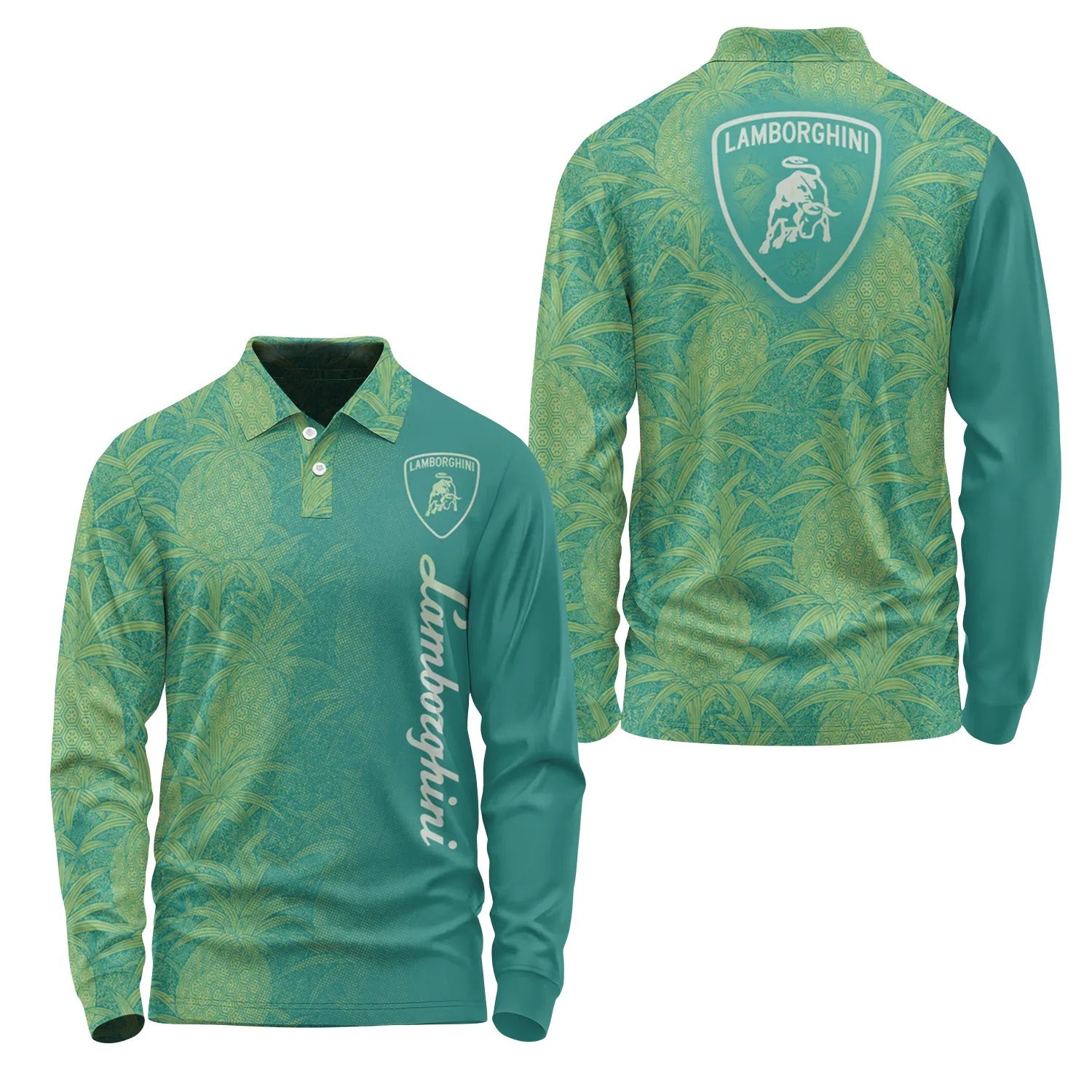 Lamborghini Long Sleeve Polo SHW014