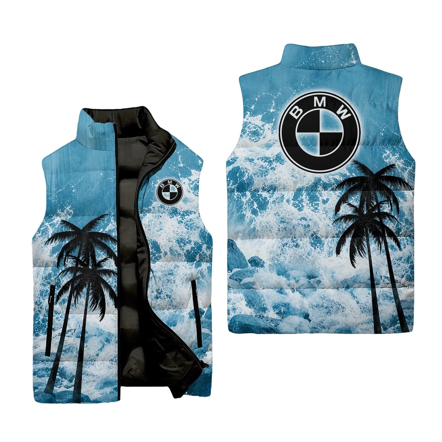 BMW Sleeveless Puffer Jacket SHW052