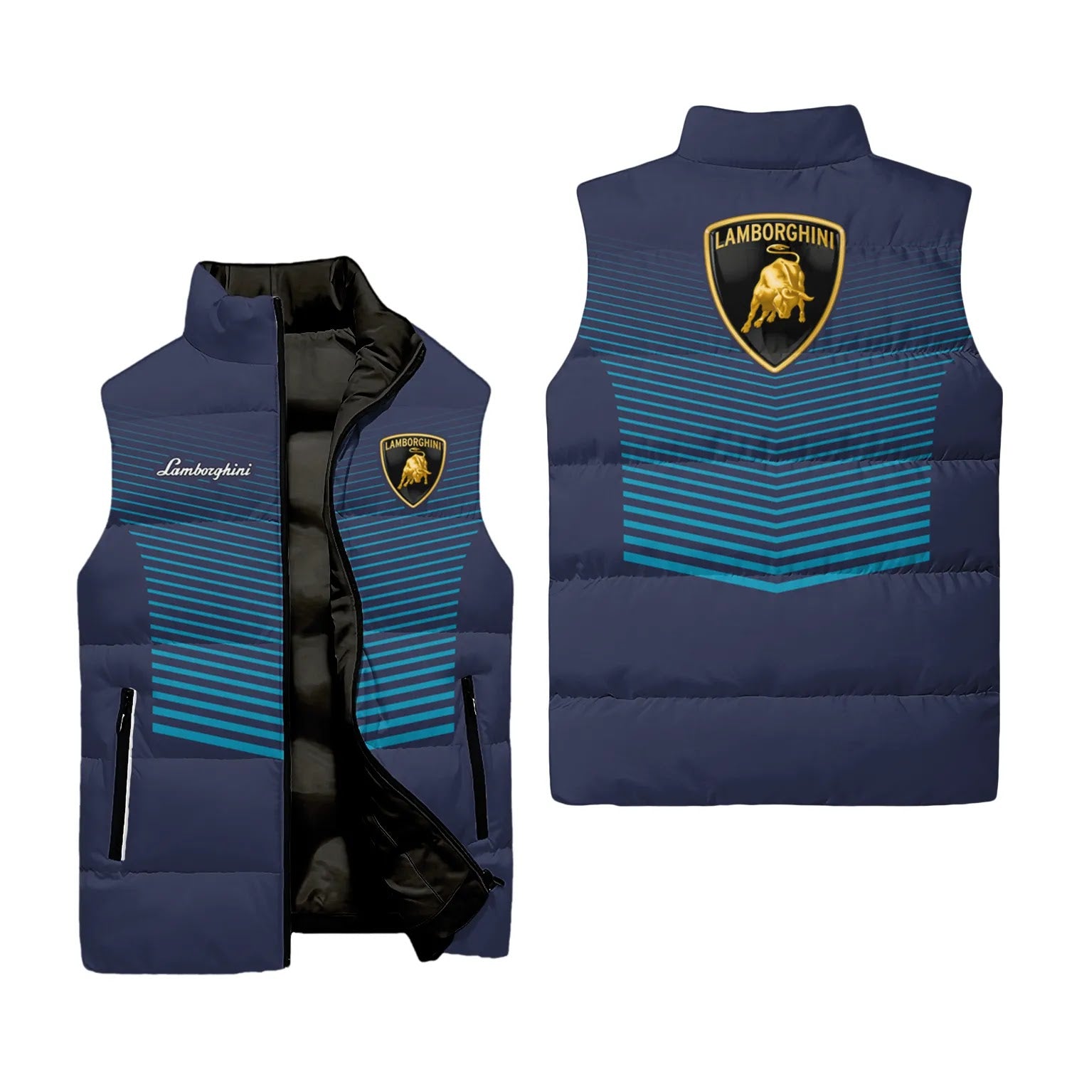 Lamborghini Sleeveless Puffer Jacket SC099