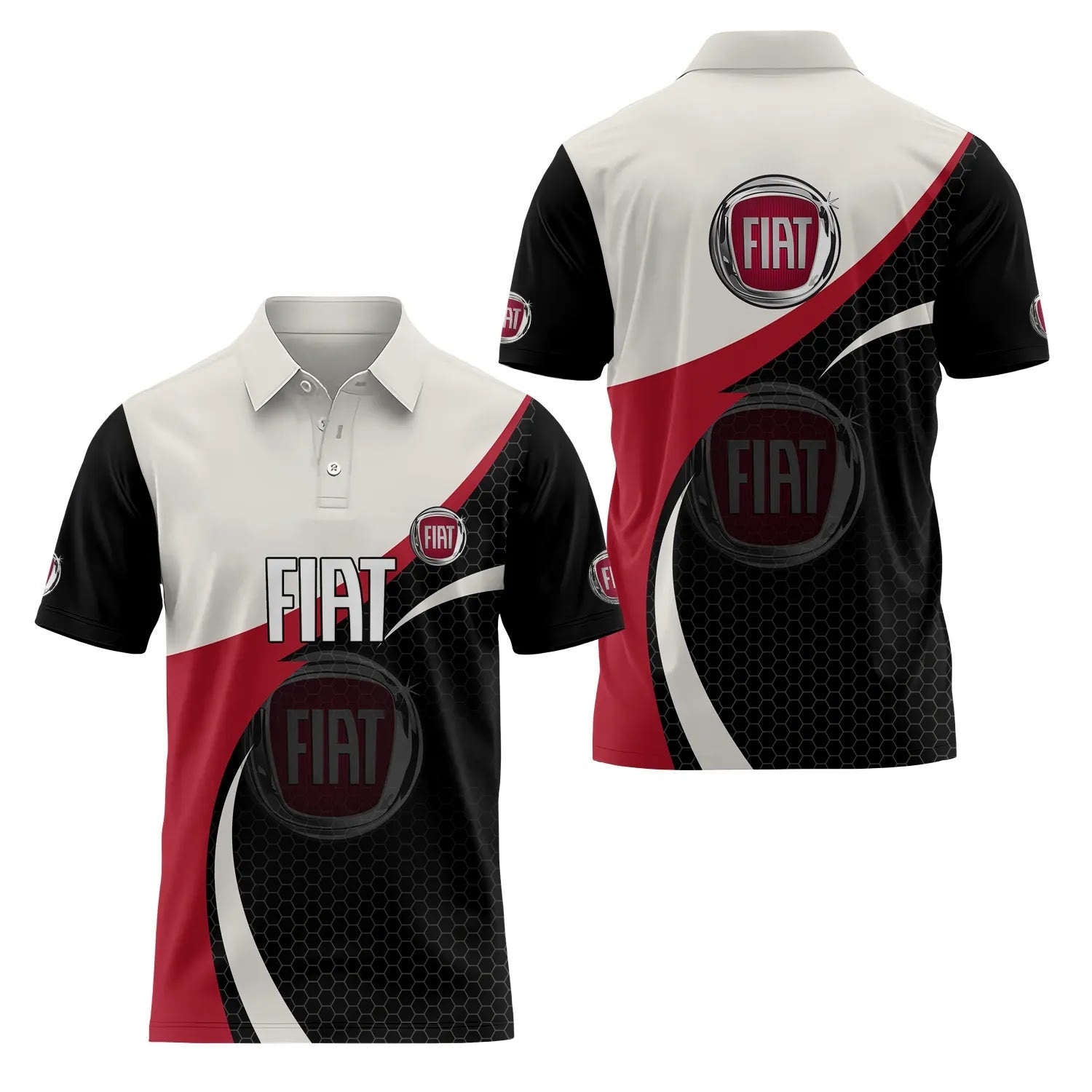 Fiat Short Sleeve Polo SC038