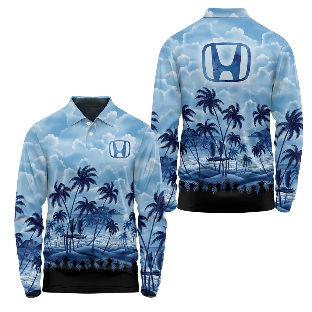 Honda Long Sleeve Polo SHW018