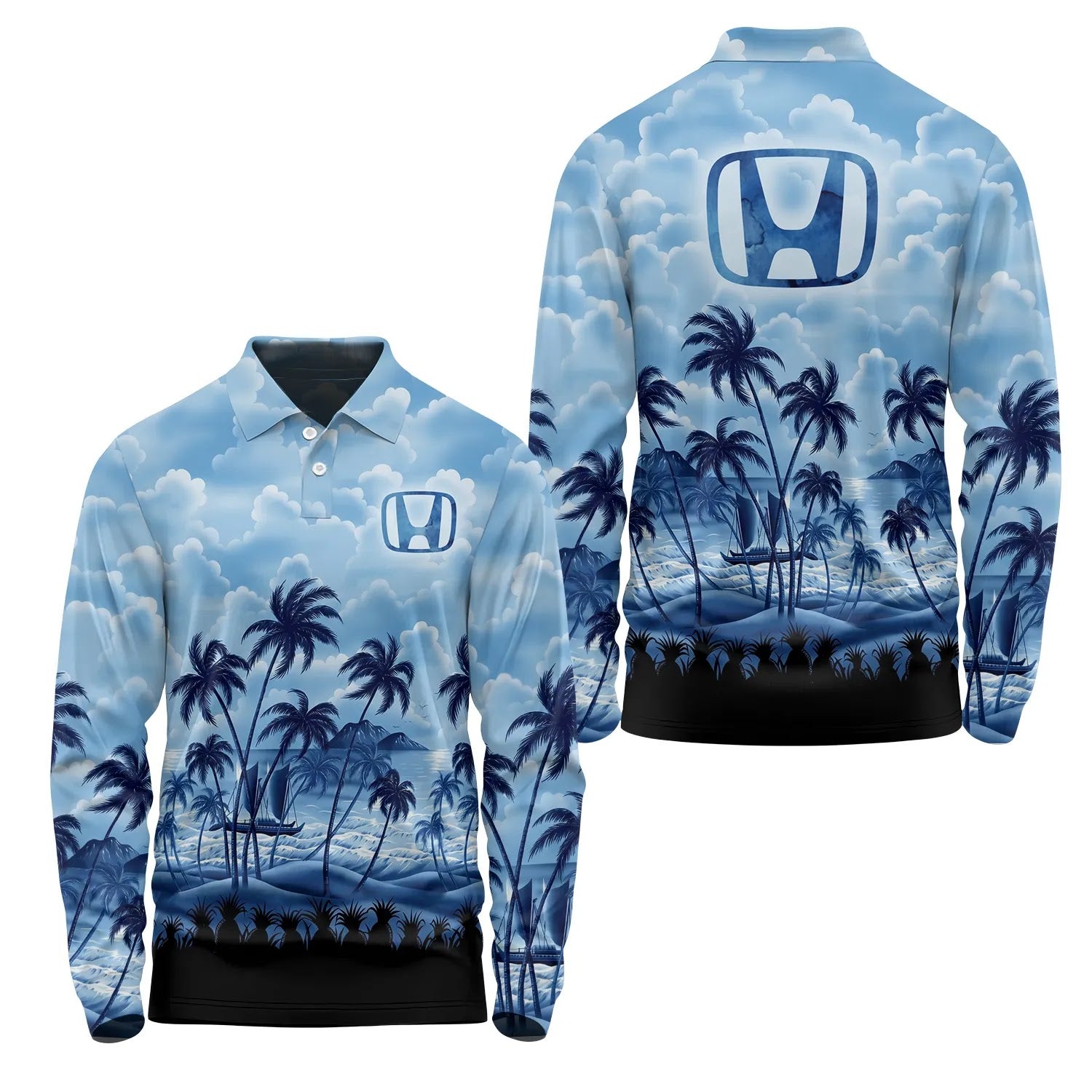 Honda Long Sleeve Polo SHW018