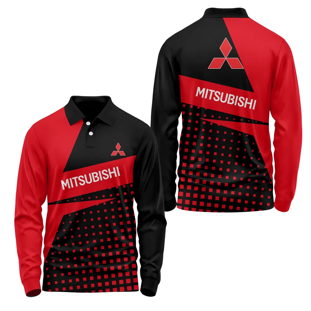 Mitsubishi Long Sleeve Polo SC083