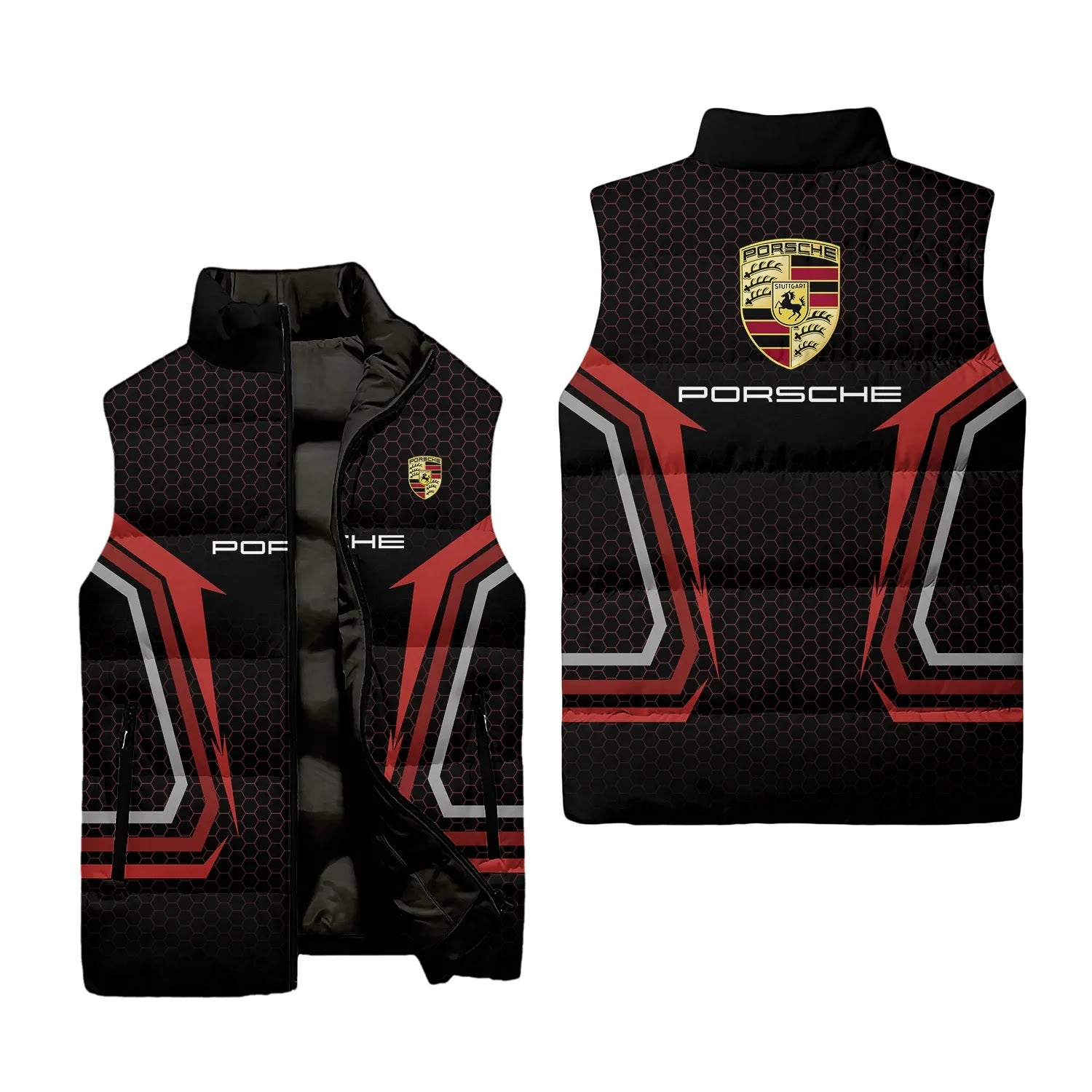 Porsche Sleeveless Puffer Jacket SC075